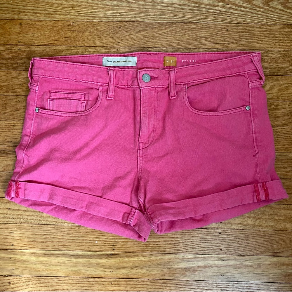 Cute Bubblegum Pink Denim Anthropologie Shorts